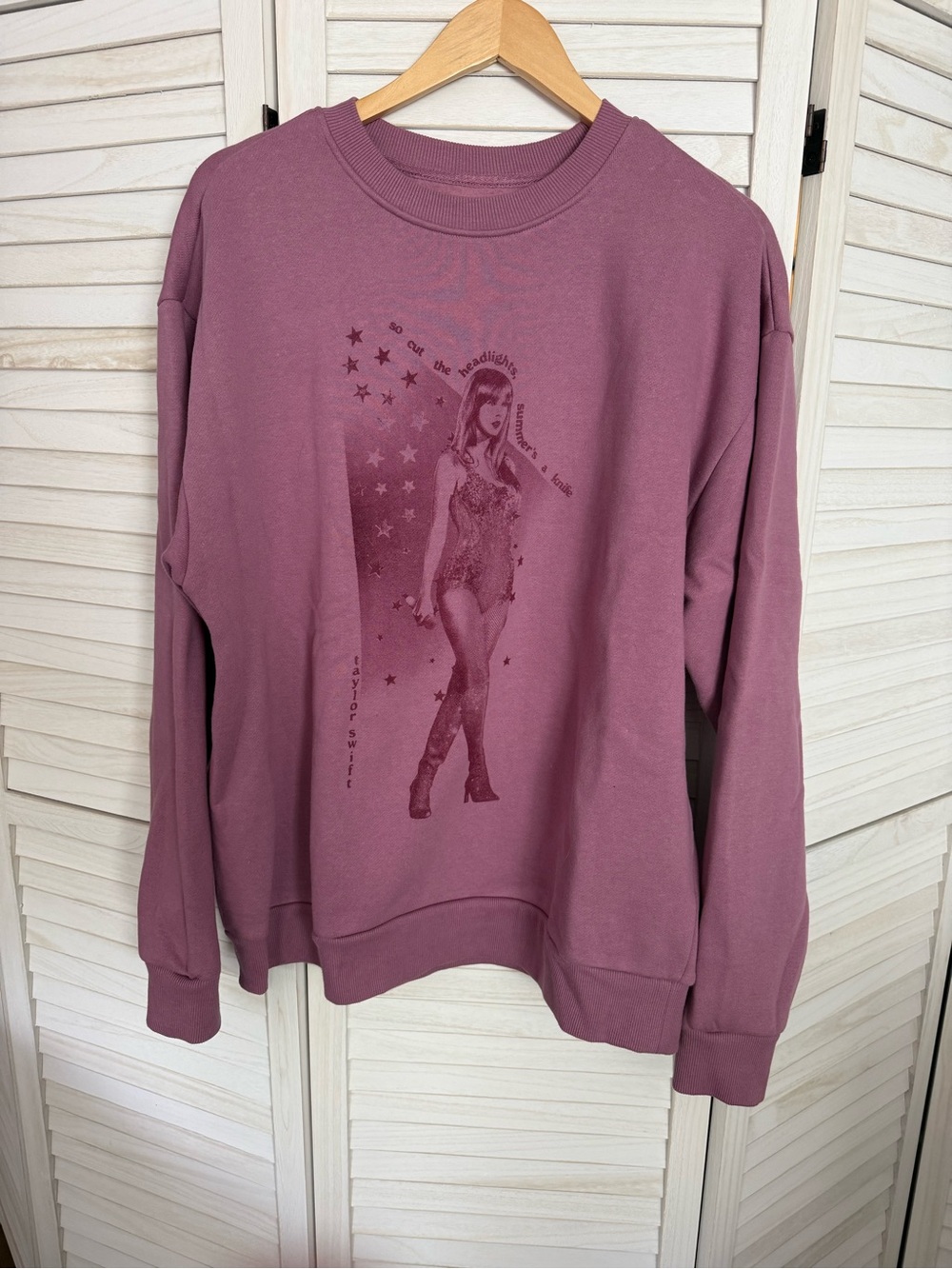 Pink "It's a Cruel Summer" Taylor Swift Crewneck